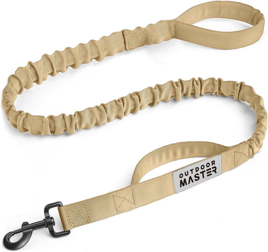 Premium Bungee Dog Leash - Heavy Duty with Shock Absorption & Padded Handles for Ultimate Comfort