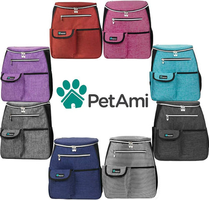Spacious 27L Airline-Approved Dog Travel Backpack in Stylish Teal Blue for Adventurous Pet Owners