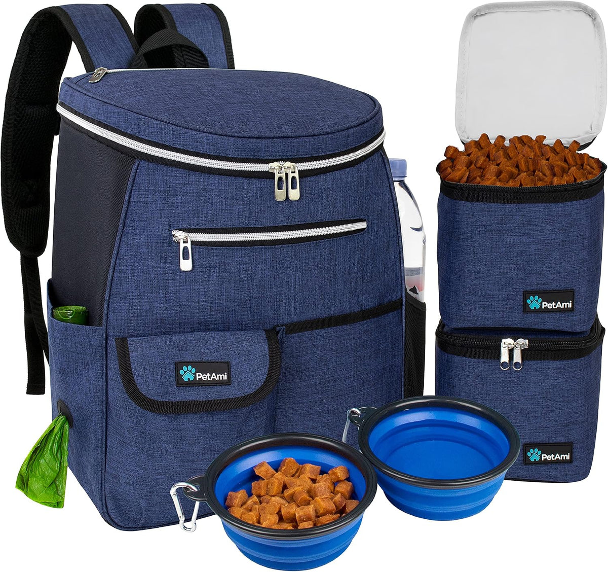 Spacious 27L Airline-Approved Dog Travel Backpack in Stylish Teal Blue for Adventurous Pet Owners