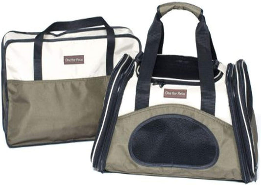 The Ultimate Olive Expandable Pet Carrier for Comfortable Travel